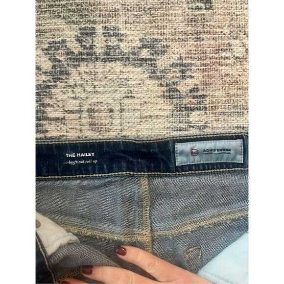 AG The Hailey Boyfriend Roll-Up Jean Shorts - Picture 4 of 5